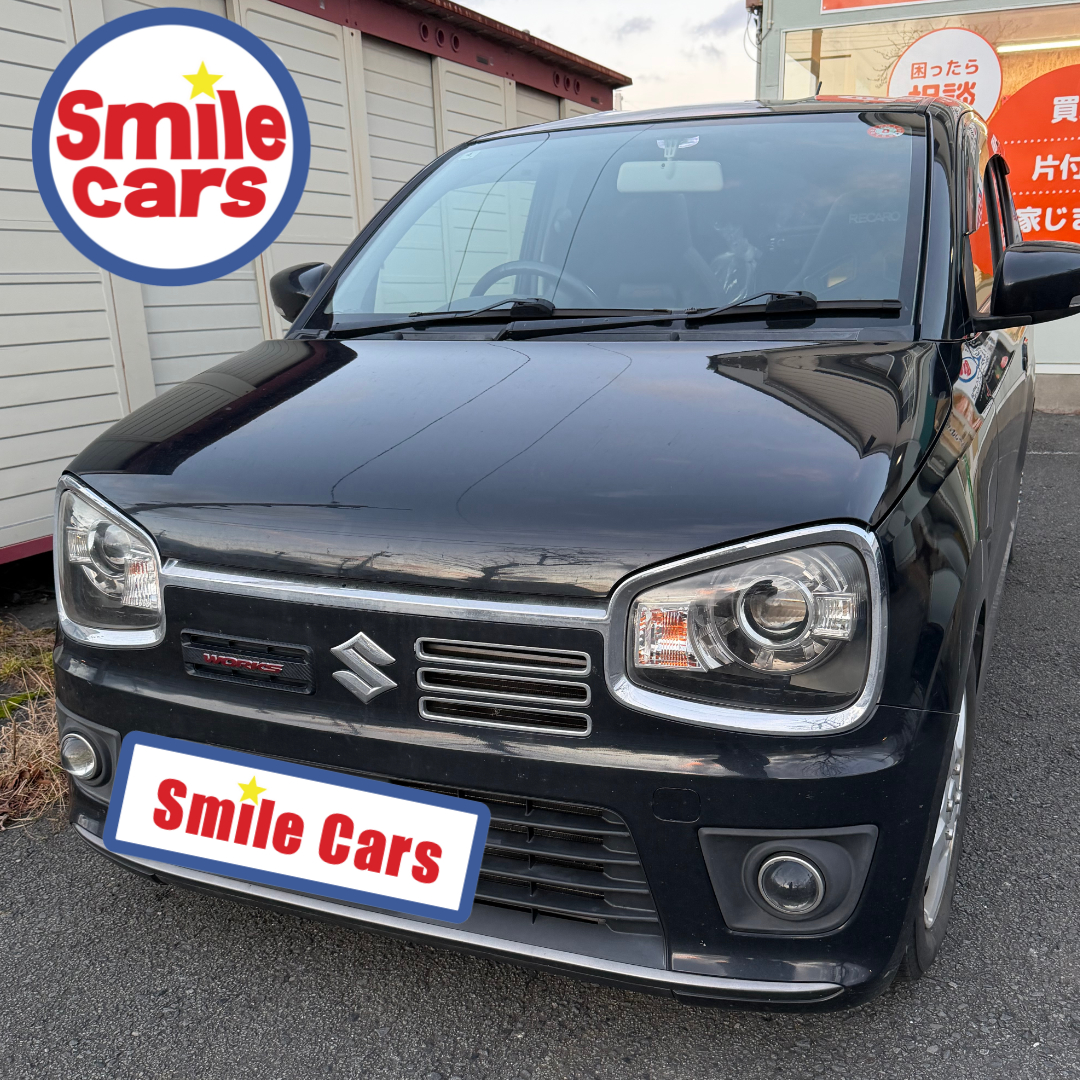 【八戸市車買取】スズキ アルトワークス(H29年式・84,000km)をお任せいただきました!